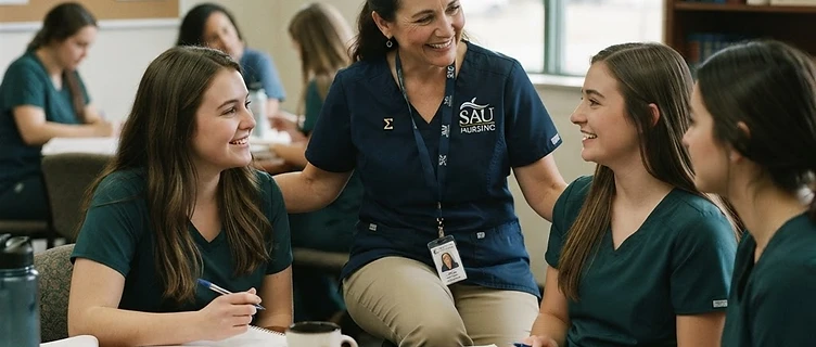 Dr. Alice Fanning supports nursing student wellness.