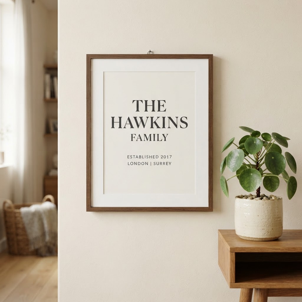 Personalised Family Print