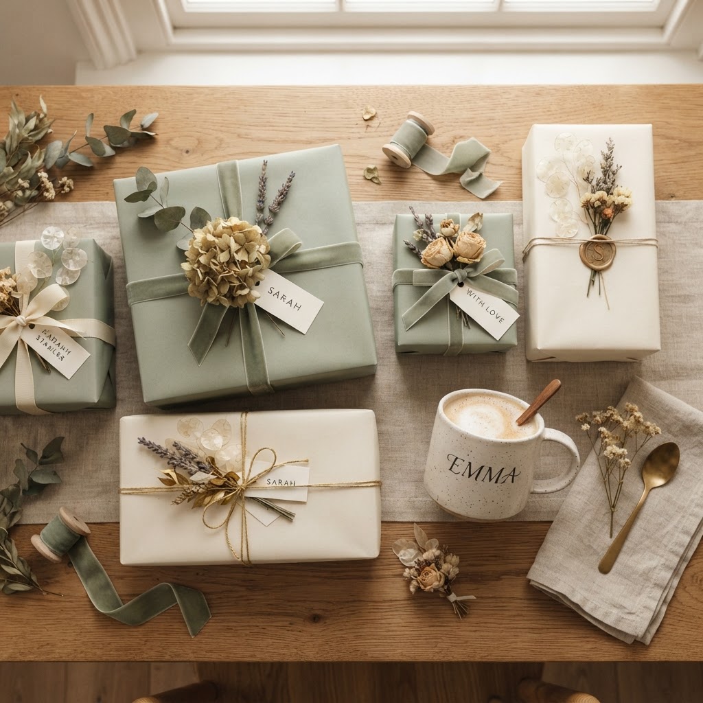A beautifully wrapped ZJ-gifts present