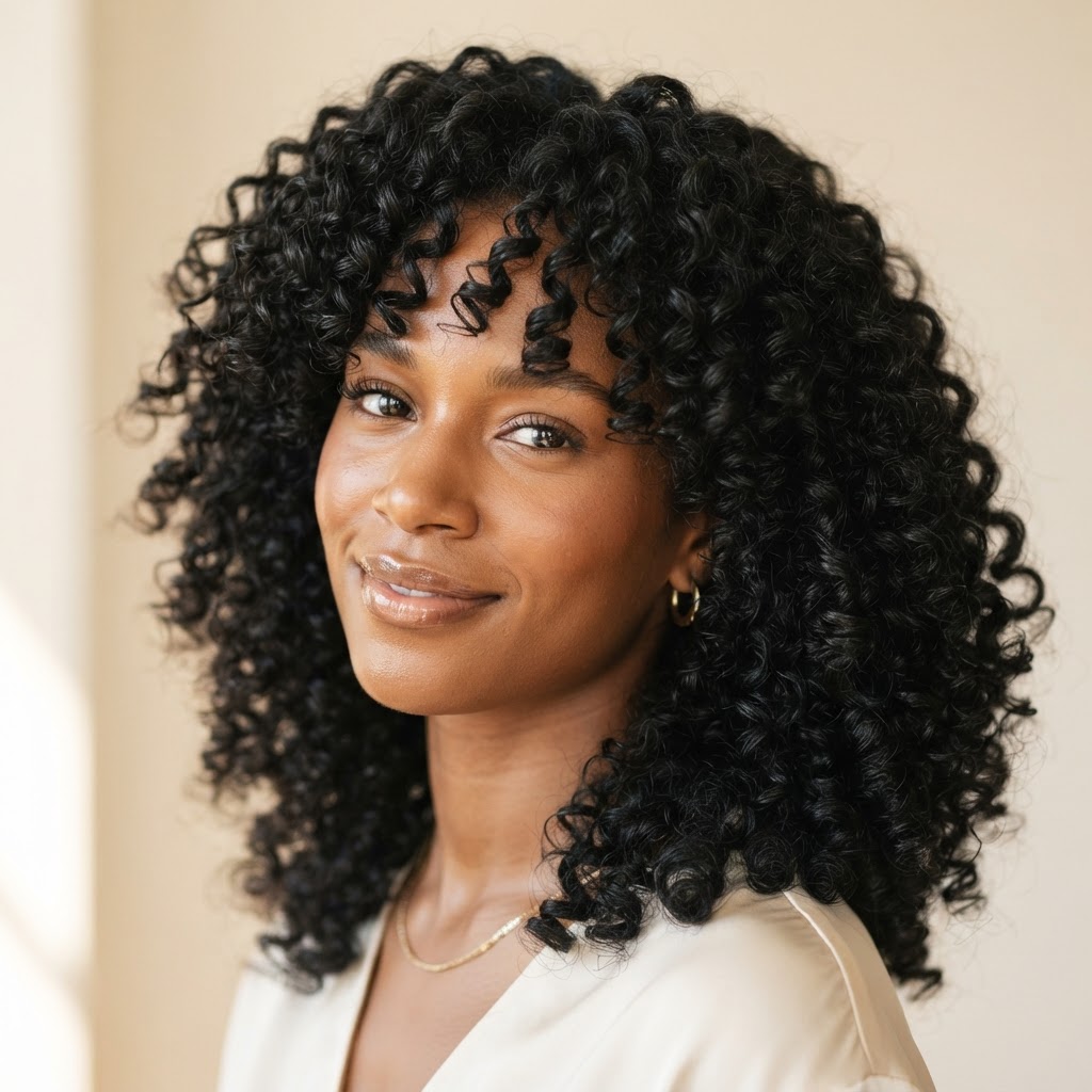 Routine pour cheveux frisés : hydratation et définition