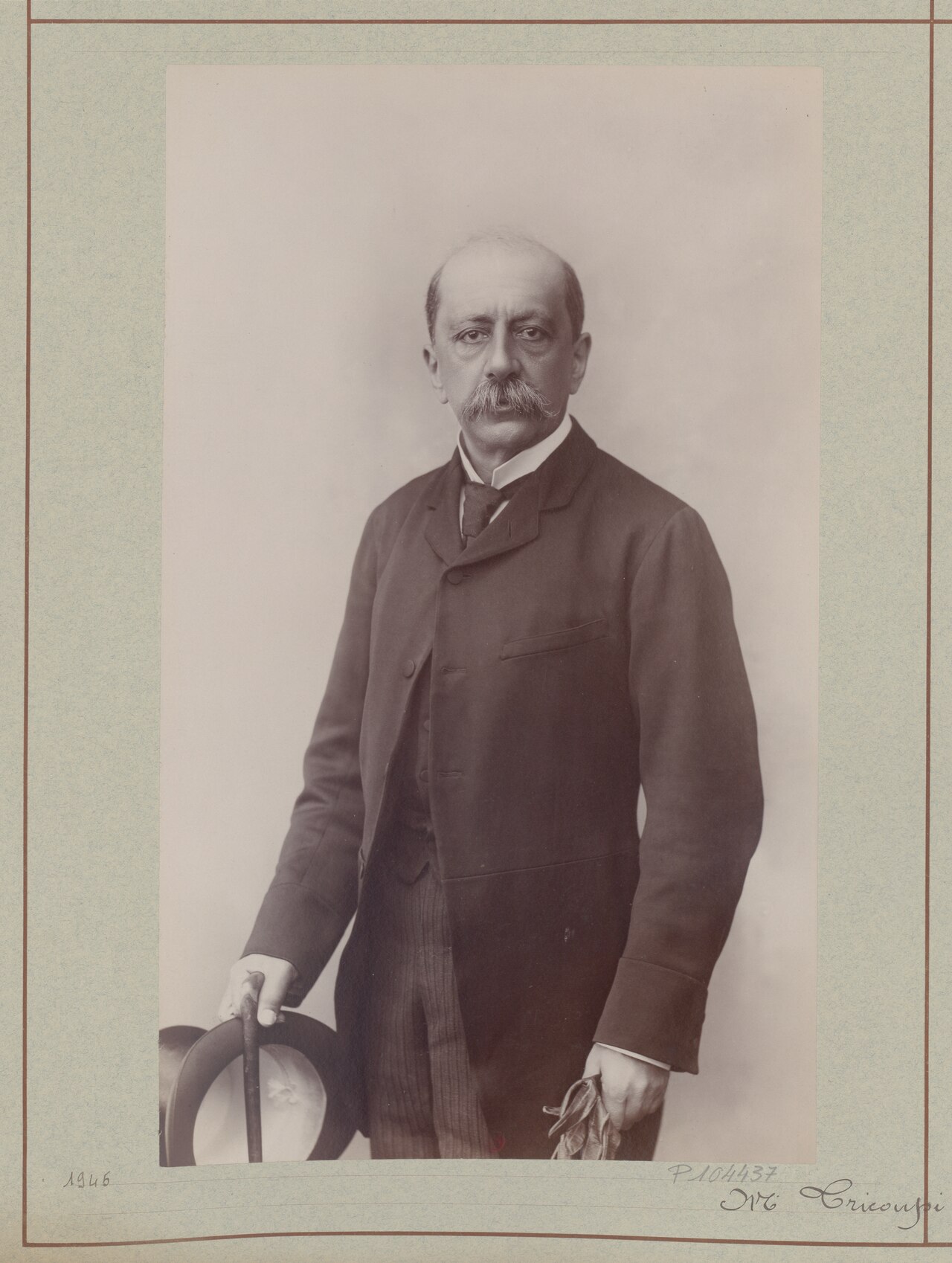 Photographic portrait of Charilaos Trikoupis