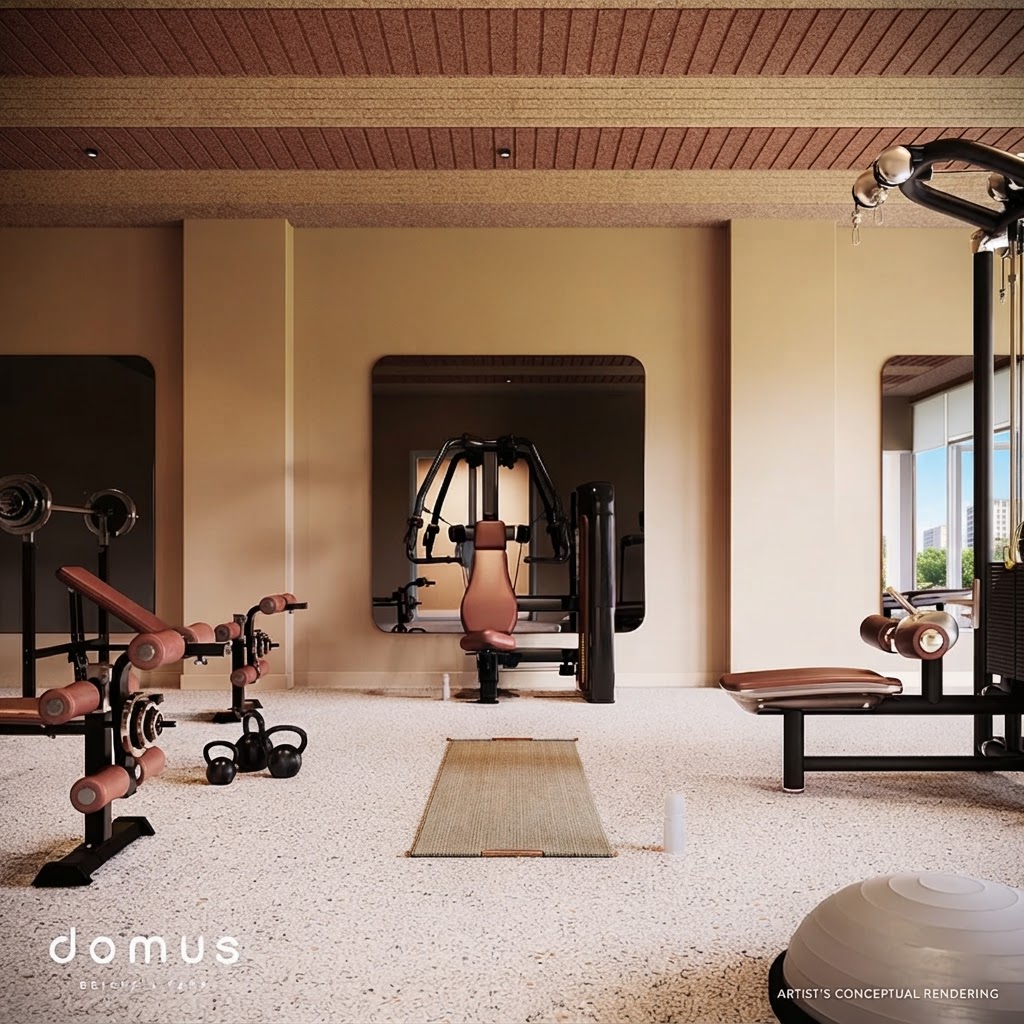 Centro de fitness de Domus Brickell Park en Brickell, Miami