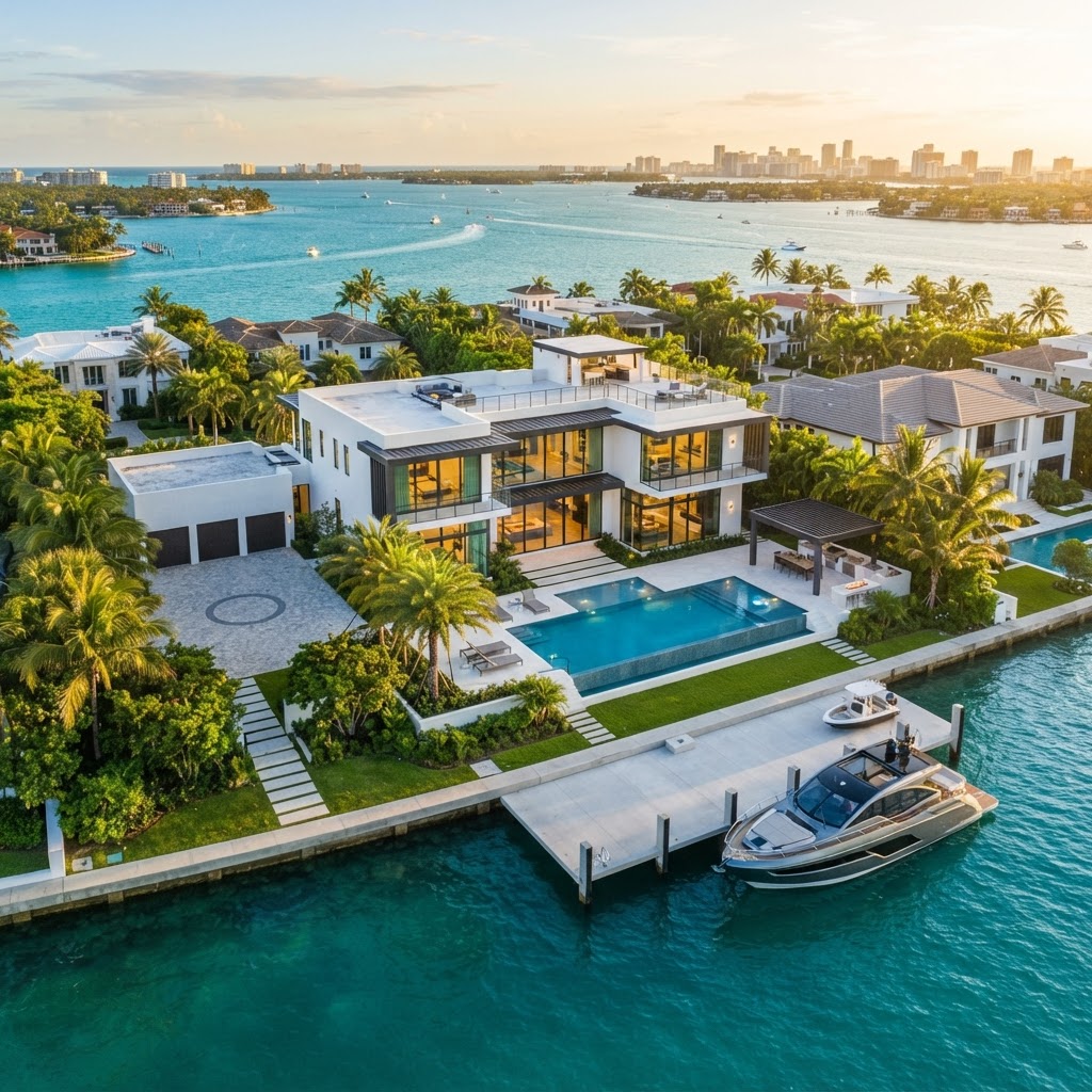 Mansión Venetian Islands: el récord de 48.5 millones que marca a Miami