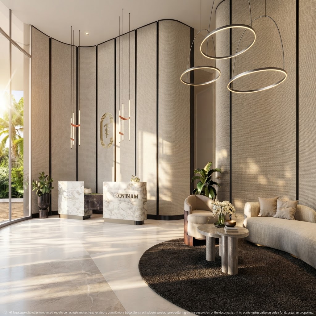 Lobby de Continuum Club & Residences en North Bay Village