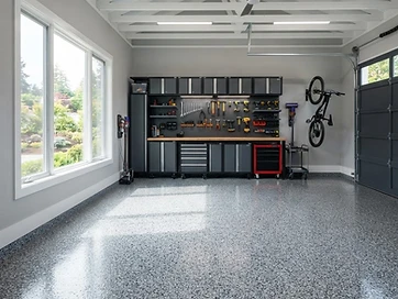 Gray Flake Garage System