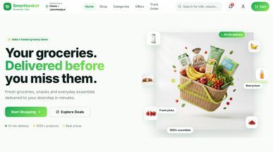 E-commerce template preview