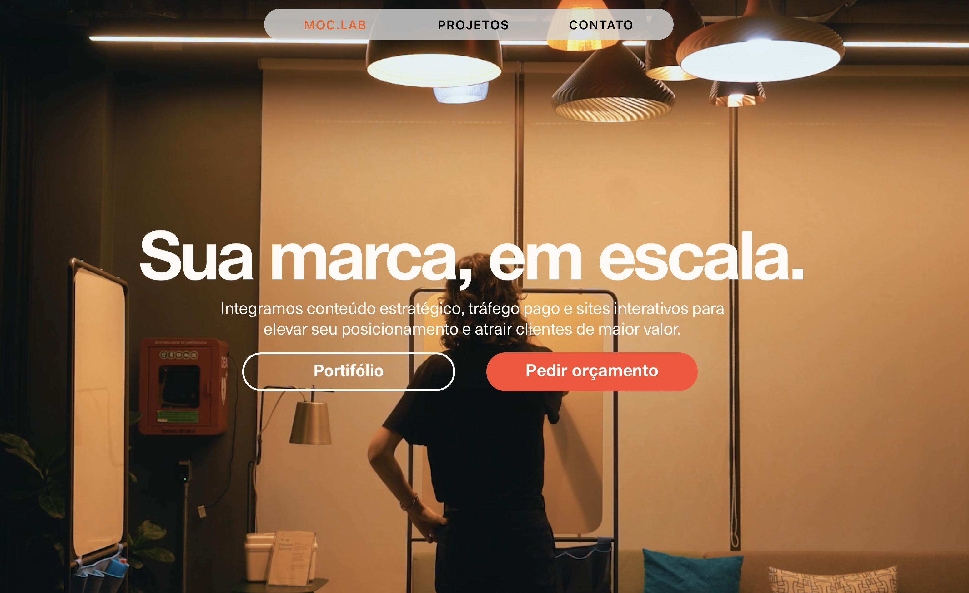 Preview do site Moc.