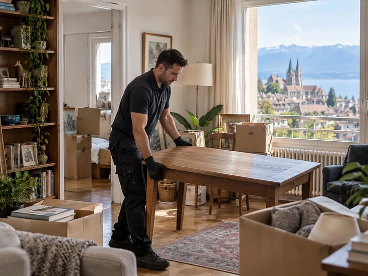 Débarras d'appartement à Lausanne