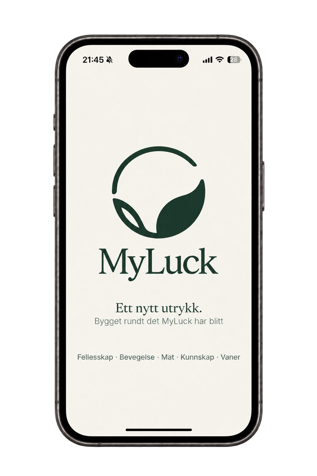 Ett nytt uttrykk bygget rundt det MyLuck har blitt.