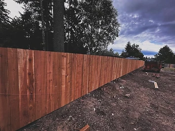 Poulsbo Privacy Fence — client project photo