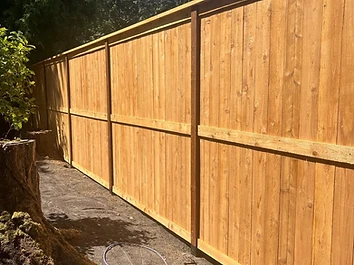 Cedar Privacy Fence — client project photo
