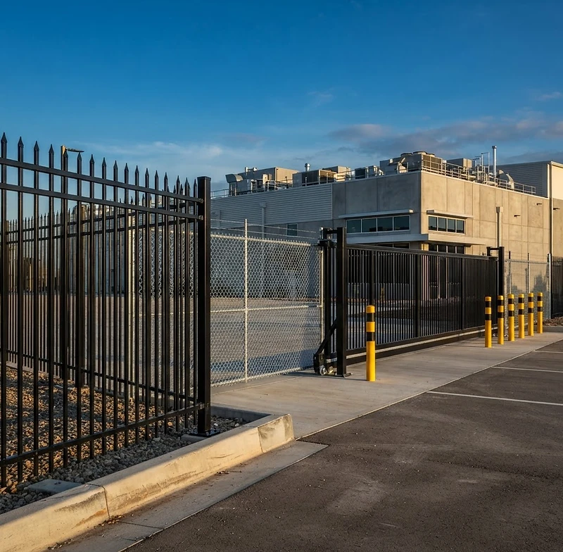 Commercial security fencing and gate systems