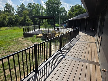 Composite Deck with Pergola