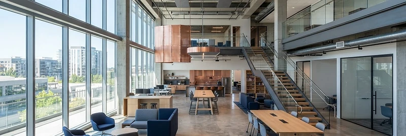 Workspace used for digital product development and business support