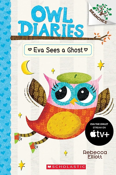 Cover of Owl Diaries Eva Sees A Ghost