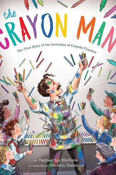 Cover of The Crayon Man: The True Story of the Invention of Crayola Crayons