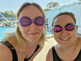 Swimming session