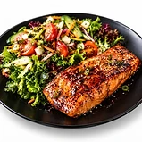 Asian Salmon Salad enhanced