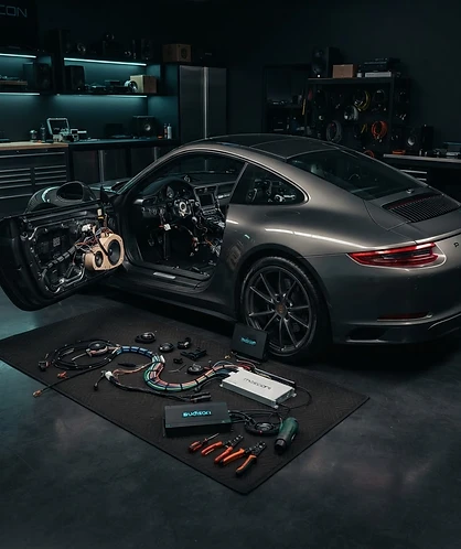 Porsche — Retrofit Soundsystem