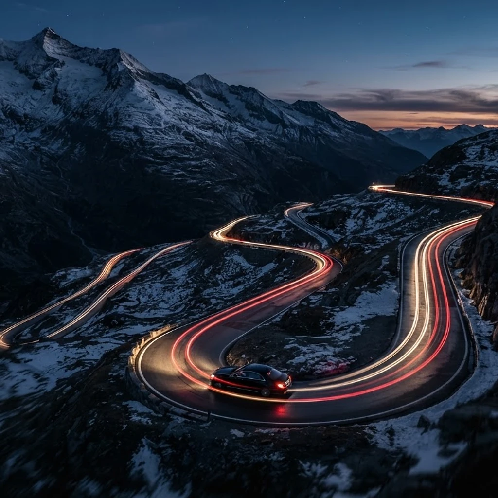 Swiss alpine road
