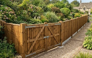 Picket Garden Fence