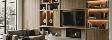 Bespoke Wall Units, Shelving and Panelling