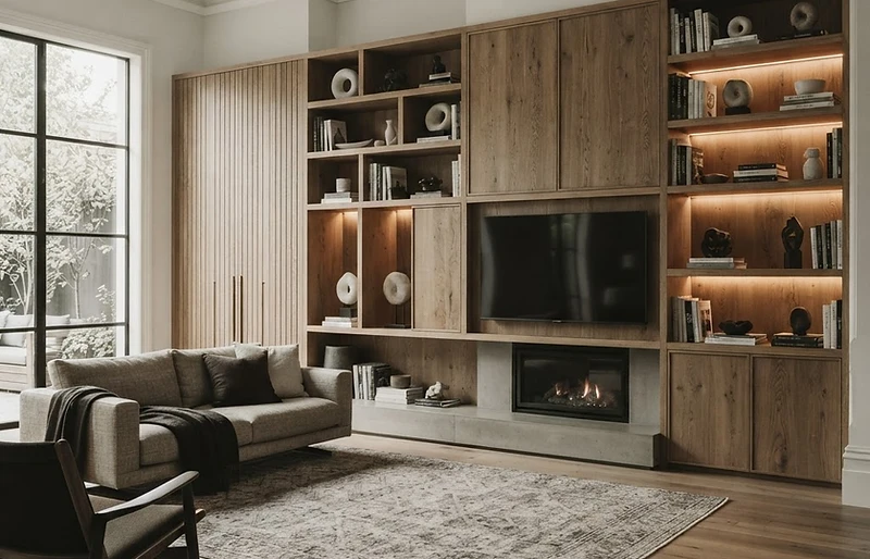 Bespoke Wall Units, Shelving and Panelling Projects