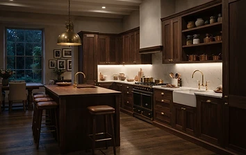 Walnut Shaker Kitchen