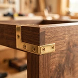 Close up commercial joinery detail