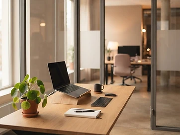 Representatief en georganiseerd kantoorinterieur