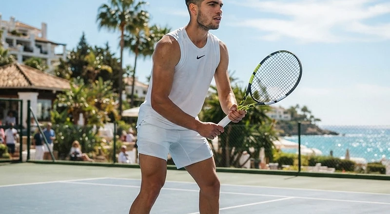 Carlos Alcaraz Chooses Puente Romano for Autumn Hard-Court Training