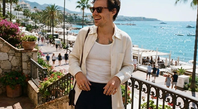 Harry Styles Spotted Unwinding on Costa del Sol Coast Following Mediterranean Sailing Trip