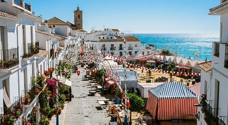 Nerja Readies Lively Preparations for October Feria Extravaganza