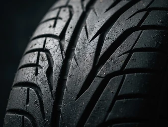 Apex All-Season tyre tread macro