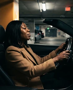 Post 8, Instagram: The parked car
