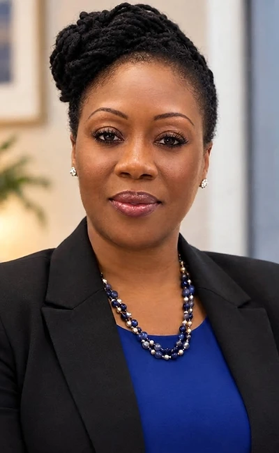 Professional portrait of Lady Esther, founder and CEO of The A-List Consultants