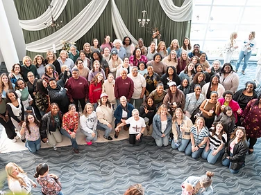 Group of Devoted women gathered for a photo