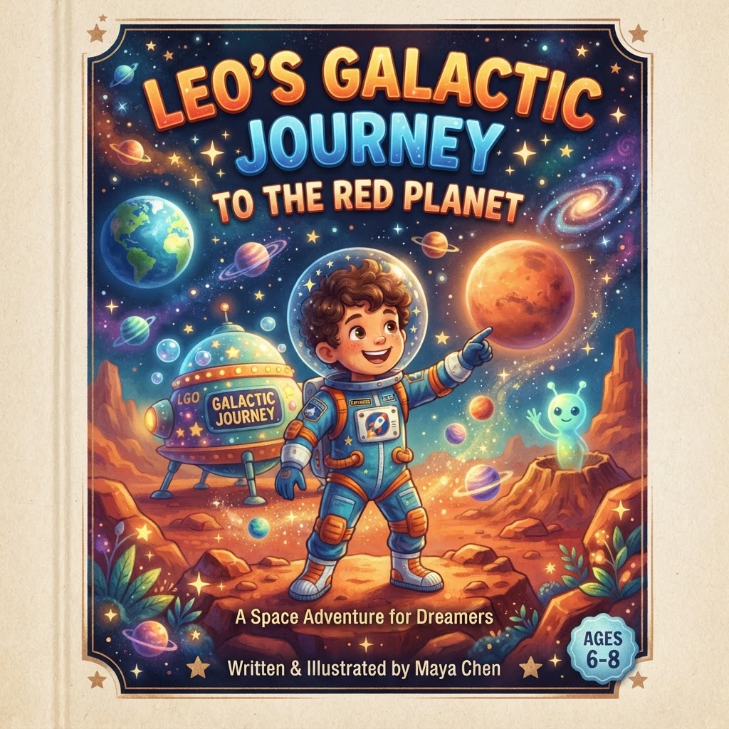 Leo's Galactic Journey to the Red Planet