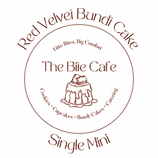 Red Velvet Bundt Cake label
