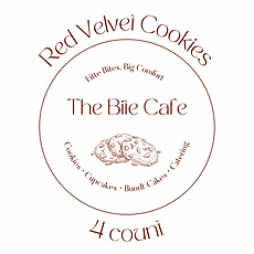 Red Velvet Cookies label