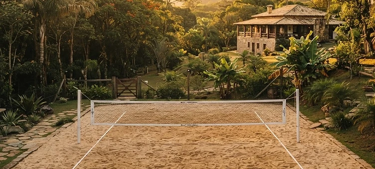 Quadra de beach tennis