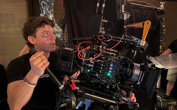 Benjamin Gugick behind the scenes