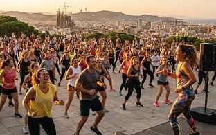 Zumba en el CEM Colom — Barcelona