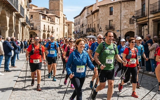 Marcha Nórdica por Soria
