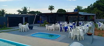Área das piscinas