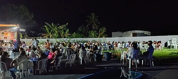 Iluminado à noite