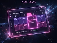 Meeting booked on a calendar