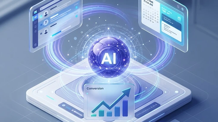 Teyla's AI core connecting your inbox, calendar and pipeline