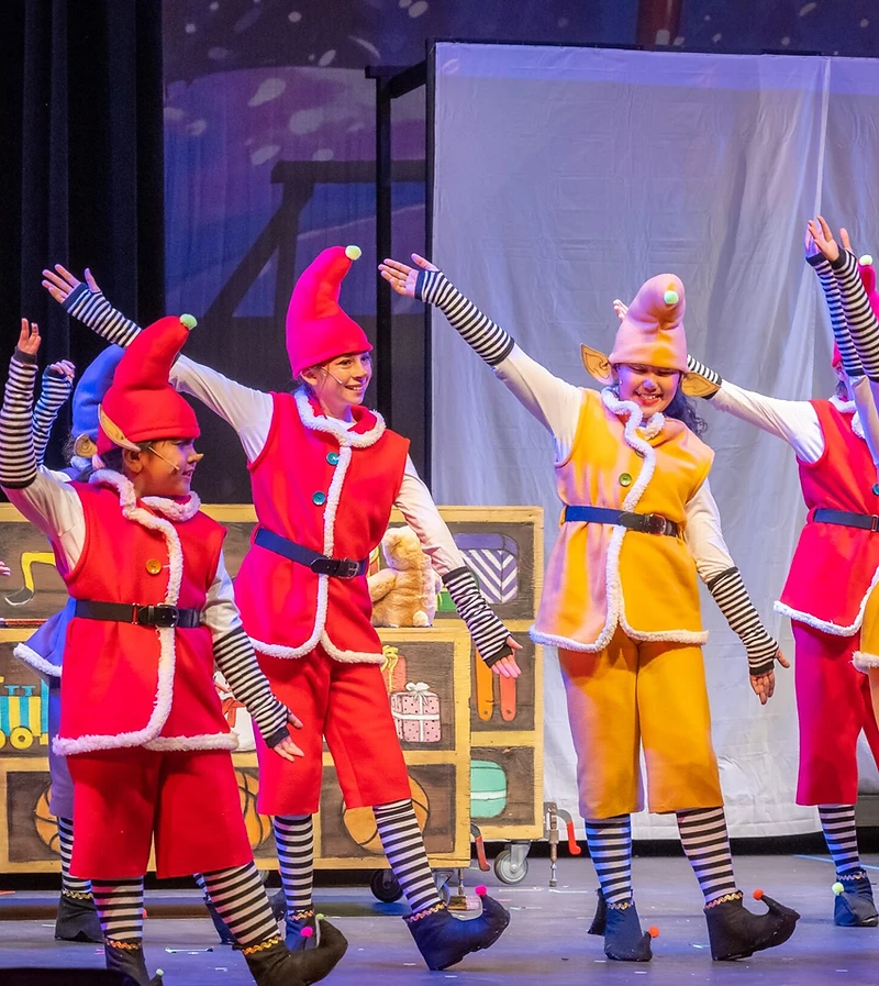 Dancing elves in HCT's Mainstage production of Elf