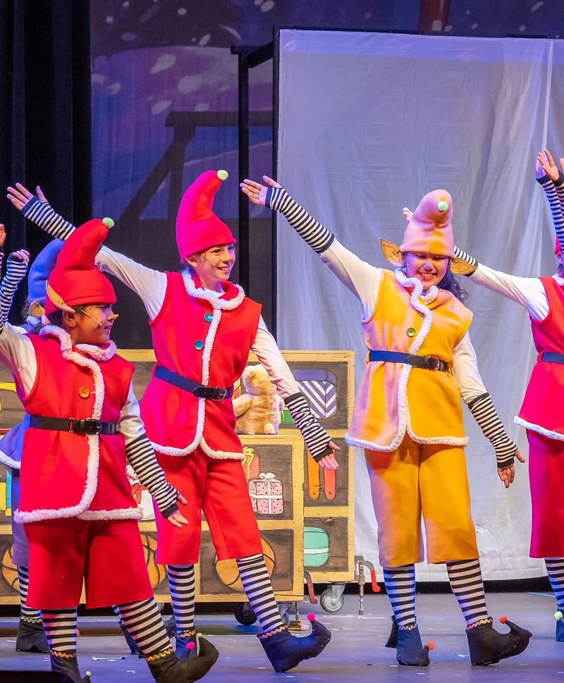 Dancing elves in HCT's Mainstage production of Elf